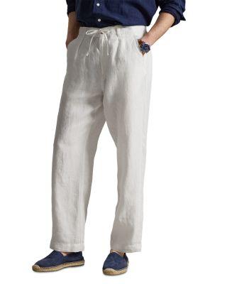 Lateef Relaxed Fit Pleated Linen Pants by POLO RALPH LAUREN
