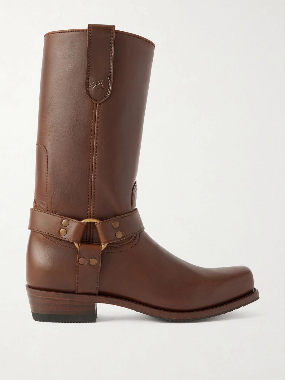 Leather knee boots by POLO RALPH LAUREN