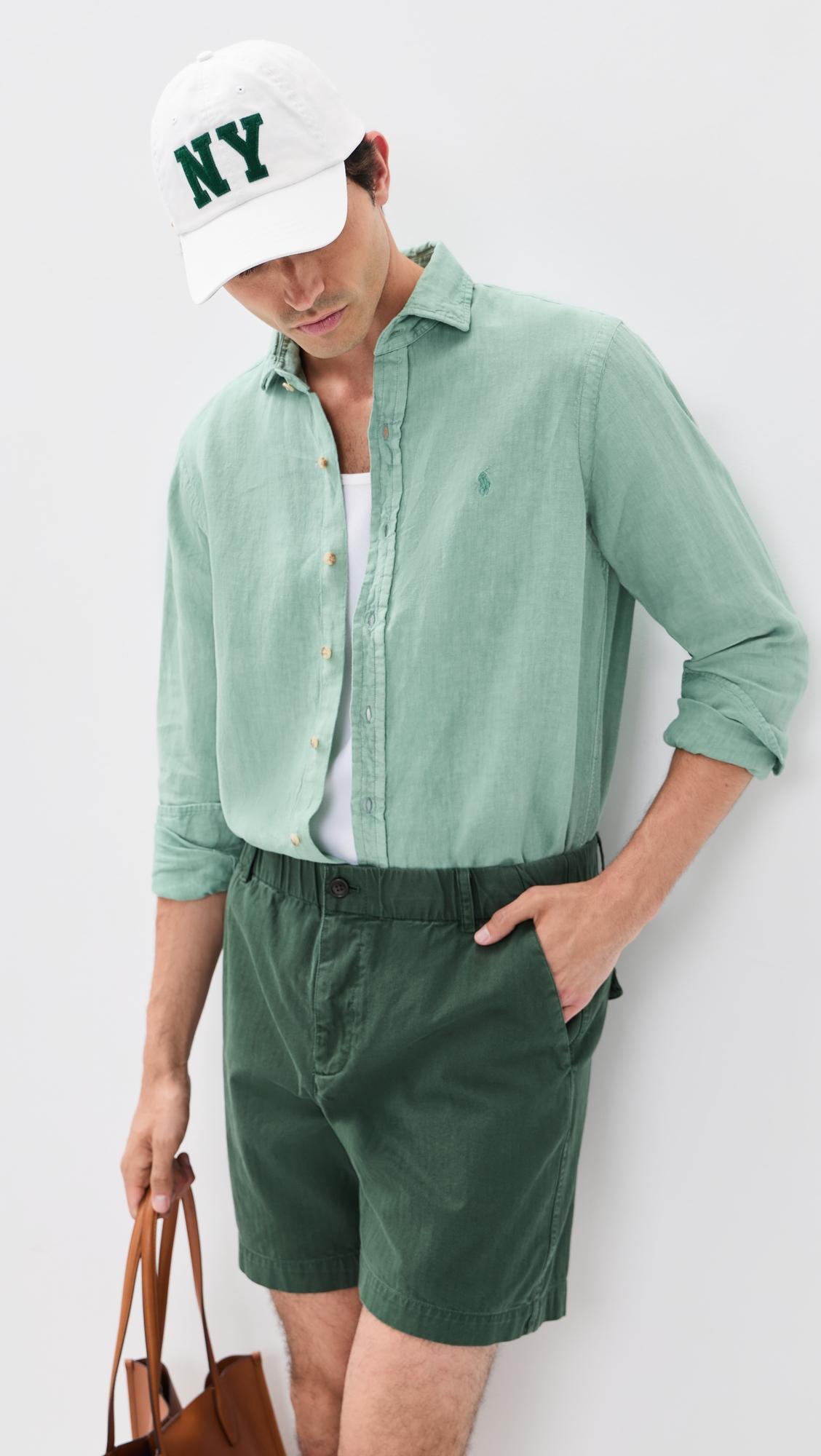 Linen Button Down Shirt by POLO RALPH LAUREN