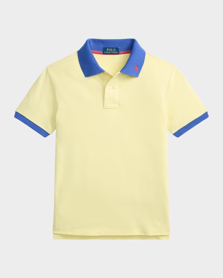 Little Boy's & Boy's Stretch Cotton Mesh Polo Shirt by POLO RALPH LAUREN