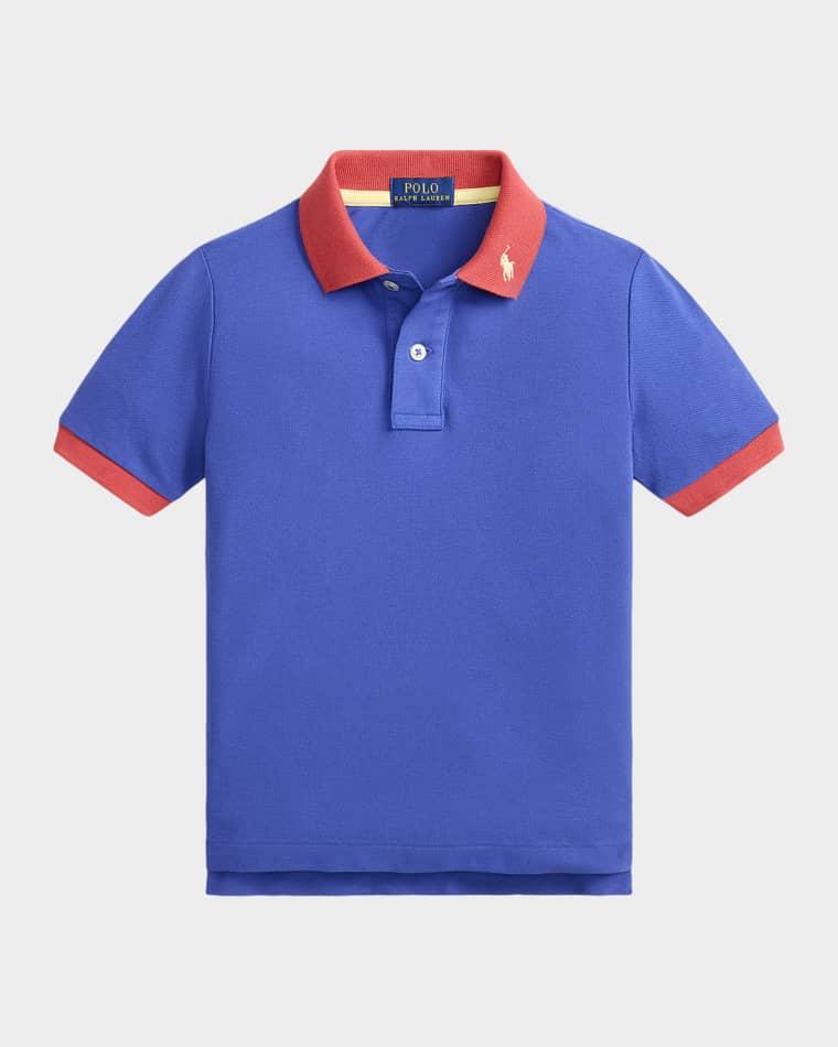 Little Boy's & Boy's Stretch Cotton Mesh Polo Shirt by POLO RALPH LAUREN