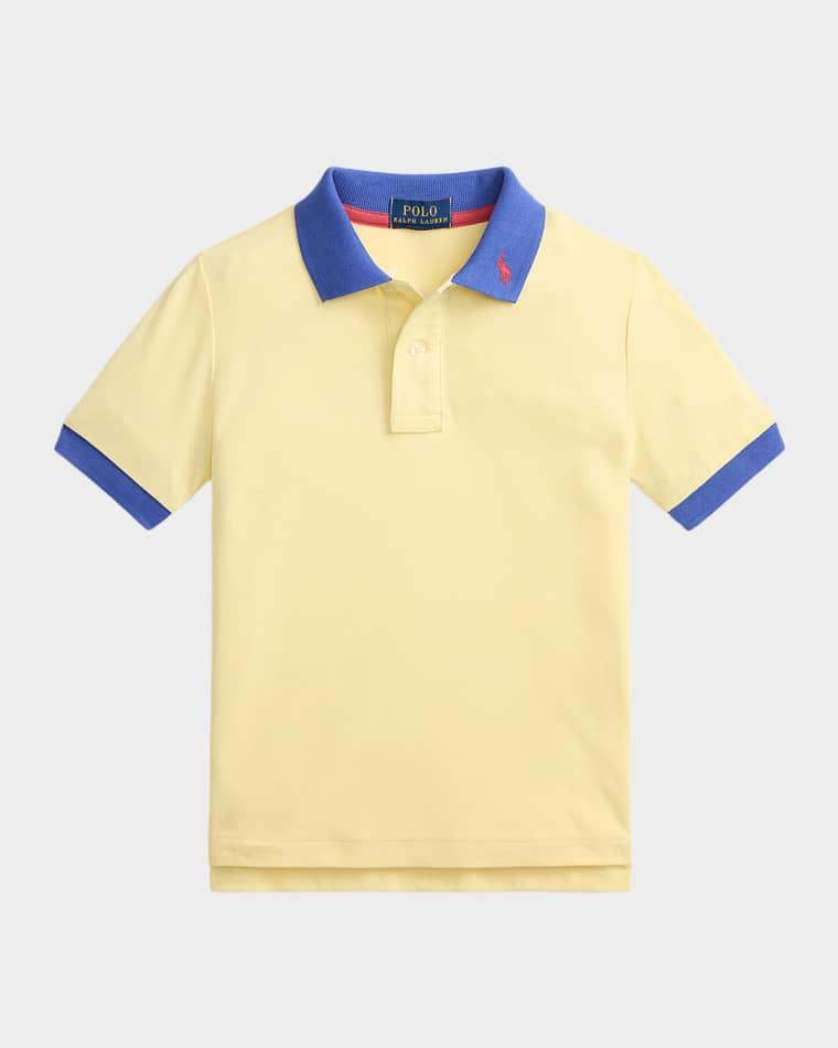 Little Boy's & Boy's Stretch Cotton Mesh Polo Shirt by POLO RALPH LAUREN