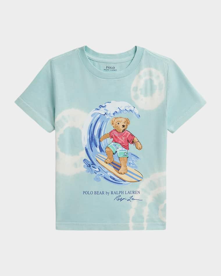 Little Boy's & Boy's Tie-Dye Polo Bear Cotton Tee by POLO RALPH LAUREN