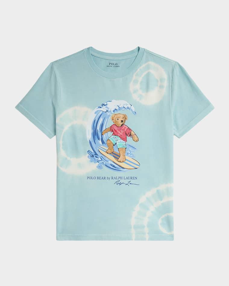 Little Boy's & Boy's Tie-Dye Polo Bear Cotton Tee by POLO RALPH LAUREN