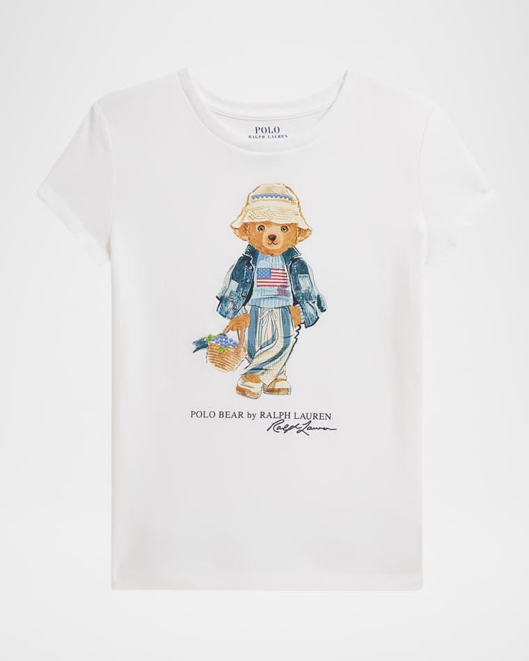 Little Girl's & Girl's Polo Bear Cotton Jersey Tee by POLO RALPH LAUREN