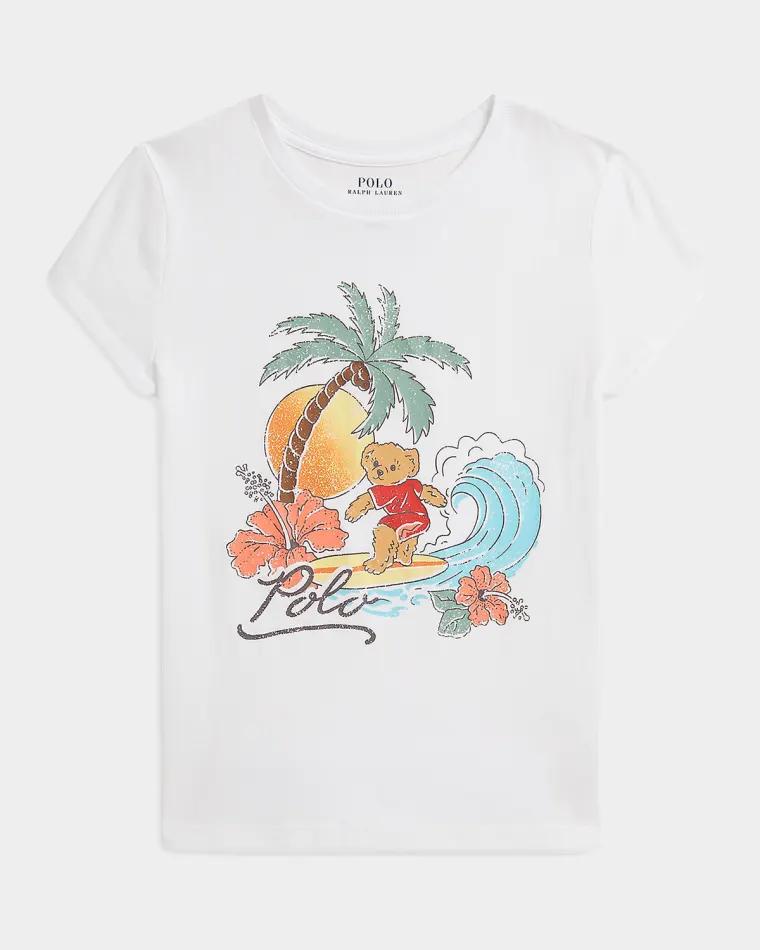 Little Girl's & Girl's Polo Bear Cotton Jersey Tee by POLO RALPH LAUREN