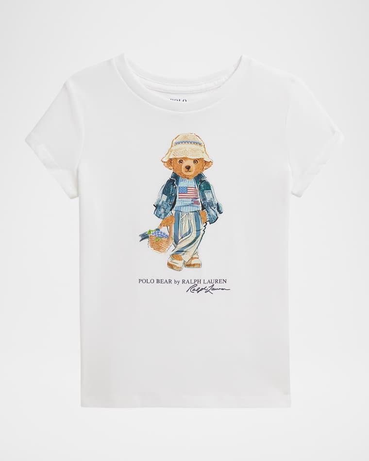 Little Girl's & Girl's Polo Bear Cotton Jersey Tee by POLO RALPH LAUREN