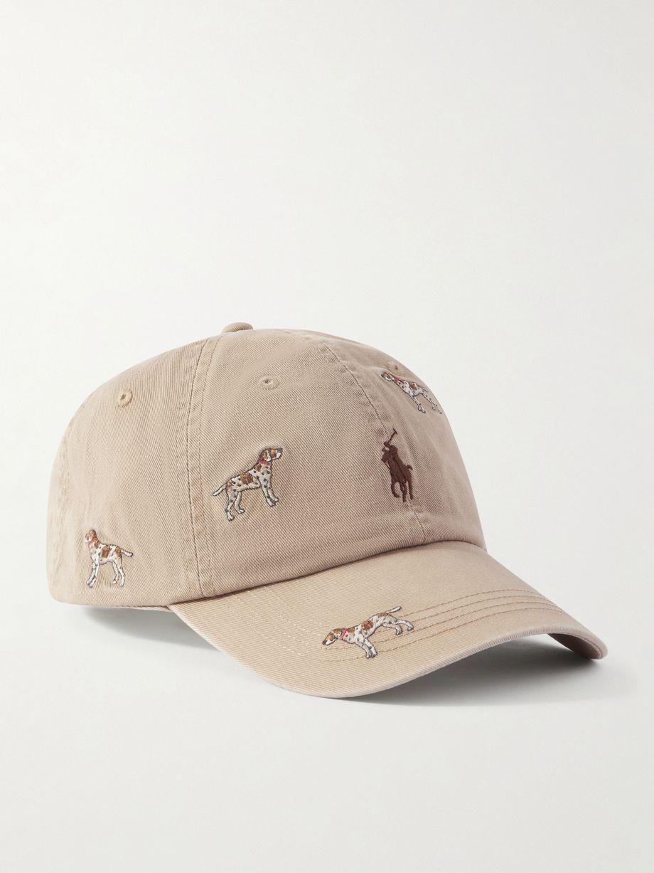 Logo-Embroidered Cotton-Twill Baseball Cap by POLO RALPH LAUREN