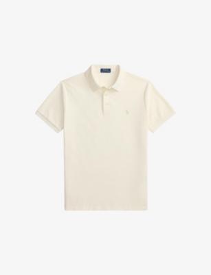 Logo-Embroidered Custom-Fit Honeycomb Cotton Polo Shirt by POLO RALPH LAUREN