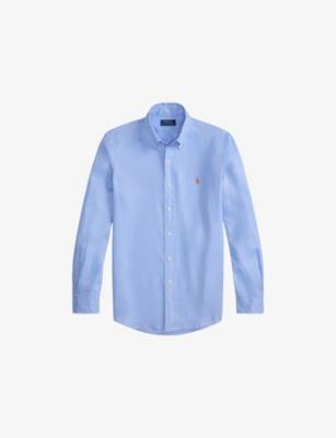 Logo-Embroidered Custom-Fit Linen Shirt by POLO RALPH LAUREN