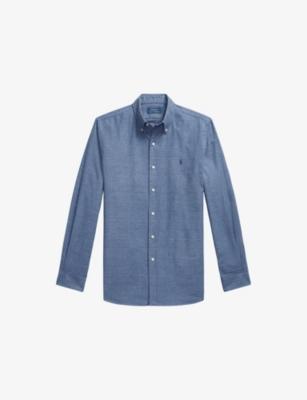 Logo-Embroidered Custom-Fit Plaid Shirt by POLO RALPH LAUREN