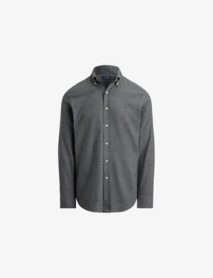 Logo-Embroidered Custom-Fit Plaid Shirt by POLO RALPH LAUREN