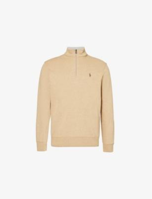 Logo-Embroidered Half-Zip Knitted Jumper by POLO RALPH LAUREN Logo-Embroidered Half-Zip Knitted Jumper by POLO RALPH LAUREN