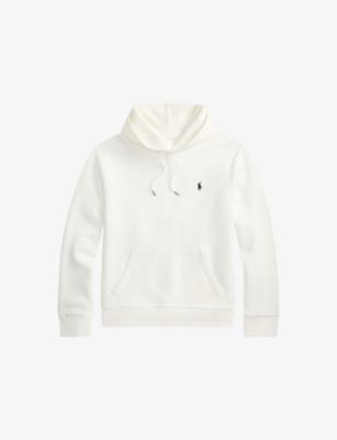 Logo-Embroidered Pouch-Pocket Cotton-Blend Hoody by POLO RALPH LAUREN