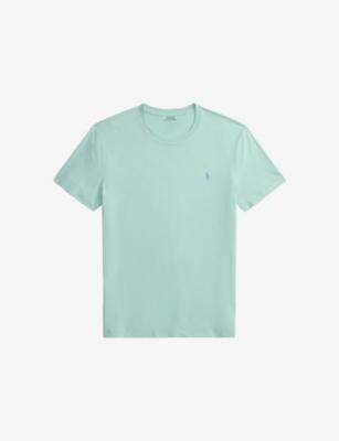 Logo-Embroidered Regular-Fit Cotton-Jersey T-Shirt by POLO RALPH LAUREN