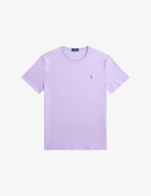 Logo-Embroidered Short-Sleeved Cotton-Jersey T-Shirt by POLO RALPH LAUREN