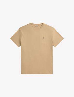 Logo-Embroidered Short-Sleeved Cotton-Jersey T-Shirt by POLO RALPH LAUREN