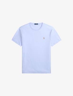 Logo-Embroidered Short-Sleeved Cotton-Jersey T-Shirt by POLO RALPH LAUREN