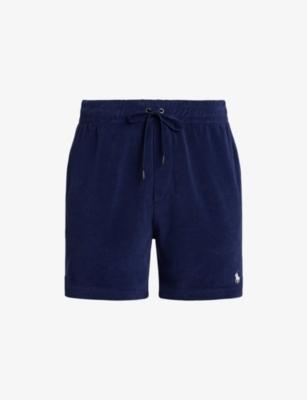 Logo-Embroidered Terry-Textured Cotton-Blend Shorts by POLO RALPH LAUREN