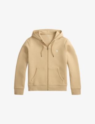 Logo-Embroidered Zip-Up Cotton-Blend Hoody by POLO RALPH LAUREN