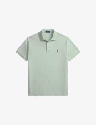 Logo-Embroidery Short-Sleeved Cotton Polo Shirt by POLO RALPH LAUREN