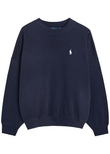 Logo cotton-blend sweatshirt by POLO RALPH LAUREN