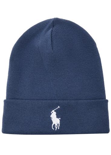 Logo-embroidered cotton beanie by POLO RALPH LAUREN