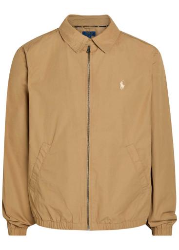 Logo-embroidered cotton-poplin jacket by POLO RALPH LAUREN