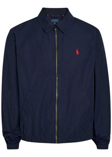 Logo-embroidered cotton-poplin jacket by POLO RALPH LAUREN