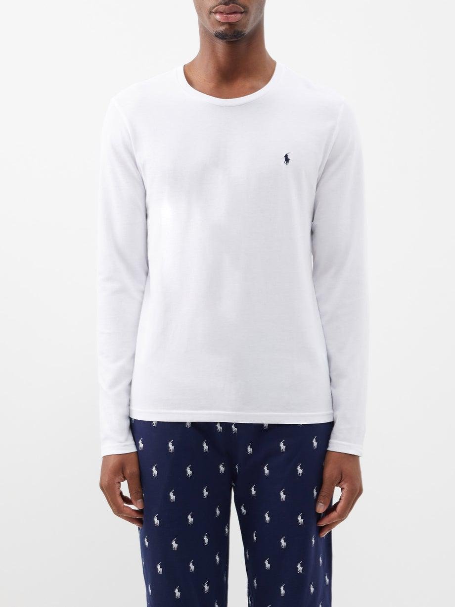 Logo-embroidered cotton pyjama top by POLO RALPH LAUREN