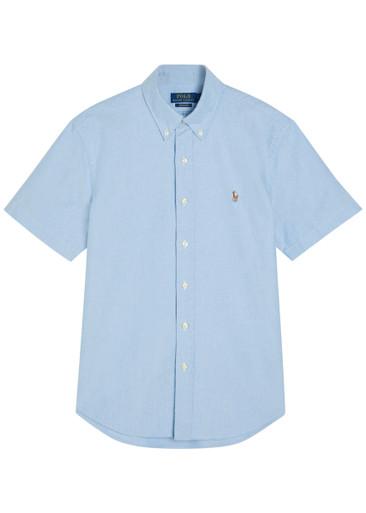 Logo-embroidered cotton shirt by POLO RALPH LAUREN