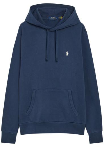 Logo-embroidered hoodied cotton sweatshirt by POLO RALPH LAUREN