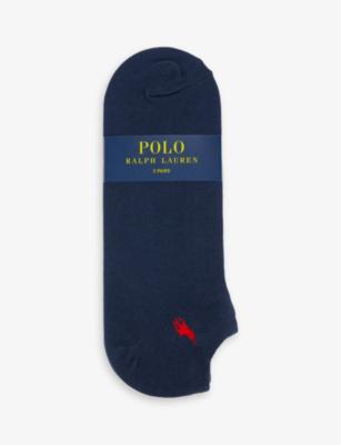Logo-embroidered pack of three cotton-blend socks by POLO RALPH LAUREN