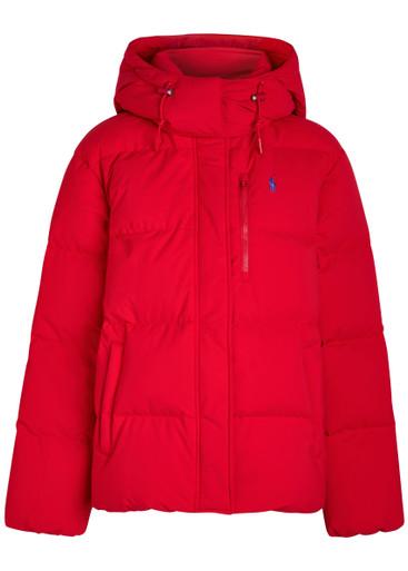 Logo-embroidered padded shell jacket by POLO RALPH LAUREN