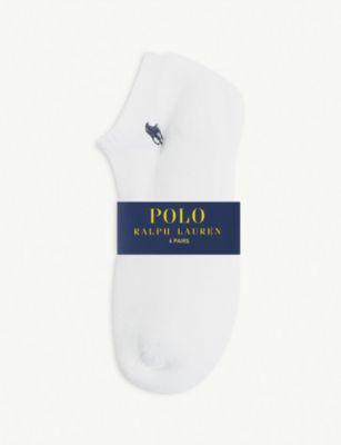 Logo-embroidered stretch-woven socks pack of 6 by POLO RALPH LAUREN