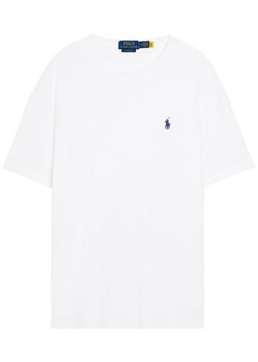 Logo-embroidered terry T-shirt by POLO RALPH LAUREN