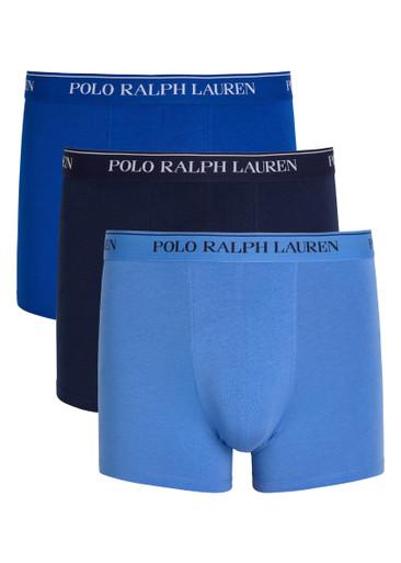 Logo-jacquard stretch-cotton trunks - set of three by POLO RALPH LAUREN