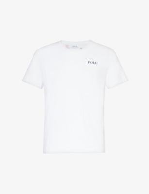 Logo text-print cotton-jersey T-shirt by POLO RALPH LAUREN