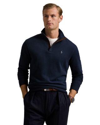 Luxury Jersey Quarter Zip Pullover by POLO RALPH LAUREN Luxury Jersey Quarter Zip Pullover by POLO RALPH LAUREN