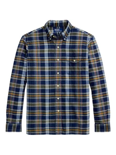 Madras-check cotton shirt by POLO RALPH LAUREN