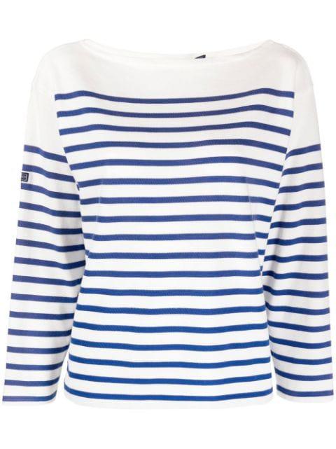 Mariner striped cotton top by POLO RALPH LAUREN
