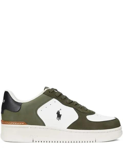 Masters Court contrasting-panel sneakers by POLO RALPH LAUREN