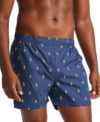 Men's 3-Pack Classic Woven Cotton Boxers by POLO RALPH LAUREN