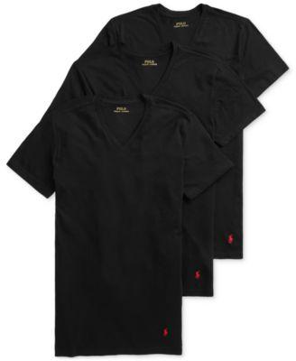Men's 3-Pack Slim Fit V-Neck Undershirts by POLO RALPH LAUREN