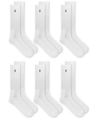 Men's 6-Pk. Performance Sport Crew Socks by POLO RALPH LAUREN