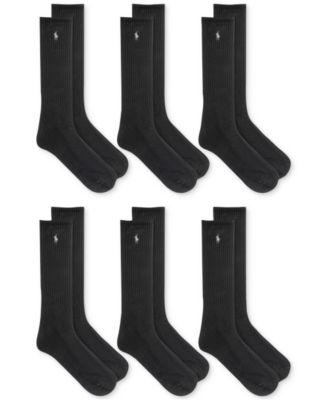 Men's 6-Pk. Performance Sport Crew Socks by POLO RALPH LAUREN
