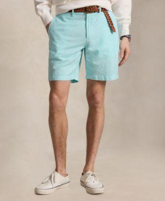 Men's 8.5" Straight-Fit Linen Cotton Chino Shorts by POLO RALPH LAUREN