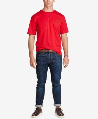 Men's Big & Tall Crew-Neck Pocket T-Shirt by POLO RALPH LAUREN