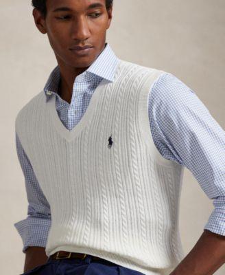Men's Cable-Knit Sweater Vest by POLO RALPH LAUREN
