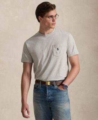 Men's Classic-Fit Crewneck Pocket T-Shirt by POLO RALPH LAUREN